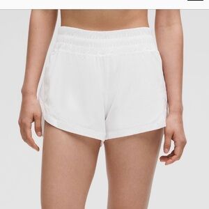 Lululemon track that high rise lined shorts 3”